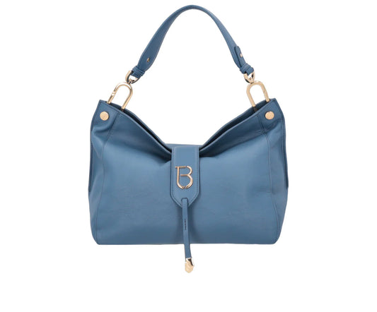 TOSCABLU
Borsa a spalla in pelle morbida Morgana colore blu