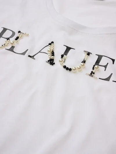 T-Shirt perline Mohawk Blauer