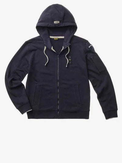 Felpa con tasca con zip Cardinton Blauer