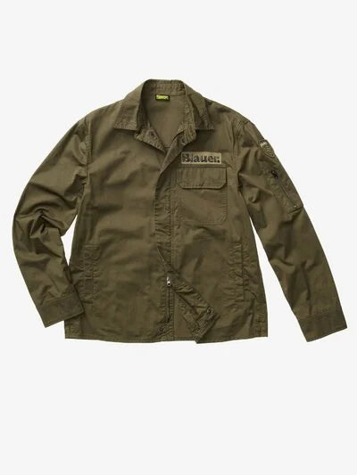 Camicia multitasche Lambert Blauer