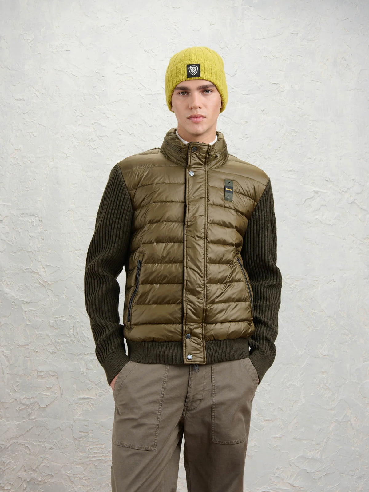 Giubbetto in maglia a costine Leverett