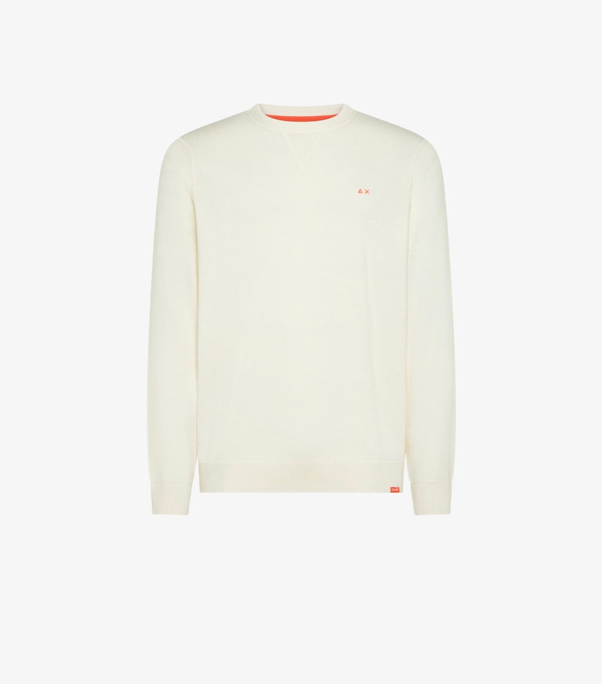 Maglia in lana e cotone con logo