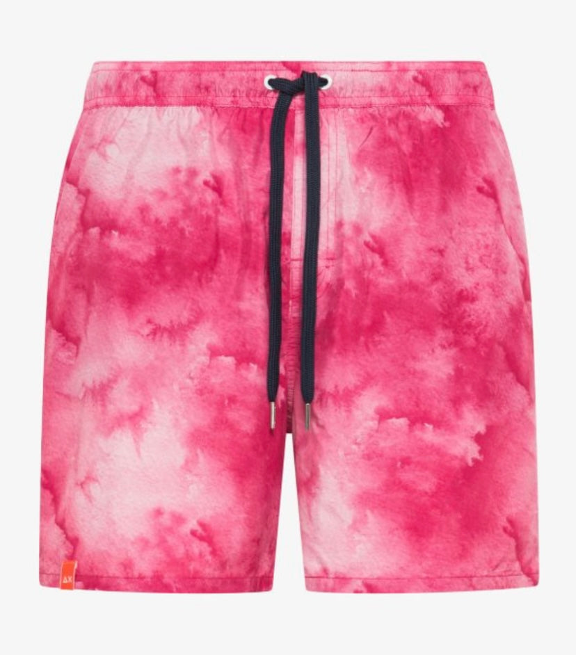 Costume in nylon stampato fucsia Sun68