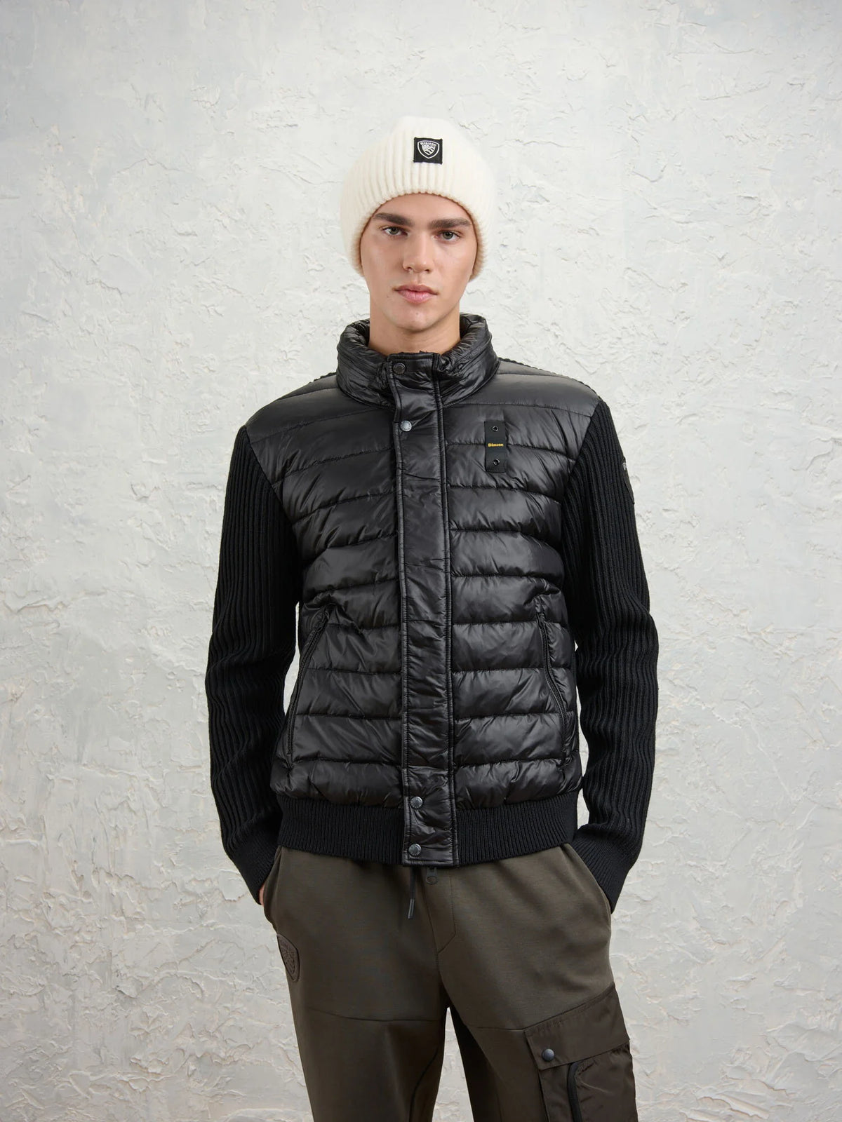 Giubbetto in maglia a costine Leverett