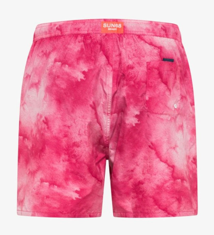 Costume in nylon stampato fucsia Sun68