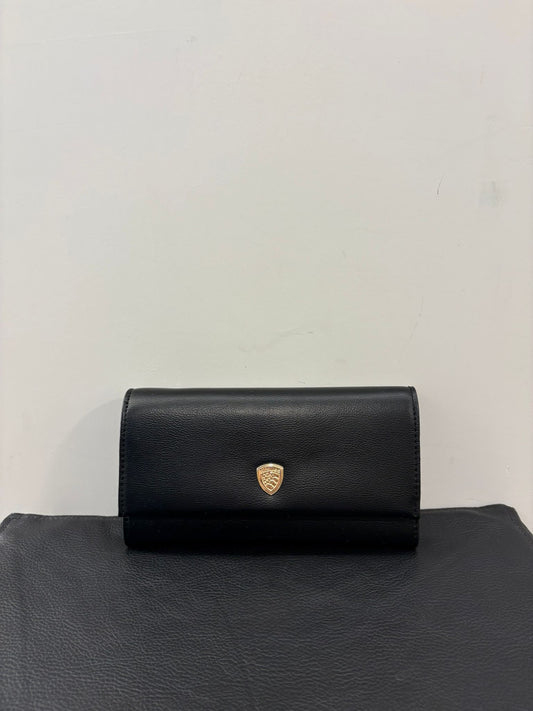 Portafoglio in ecopelle con logo scudo fenny Blauer