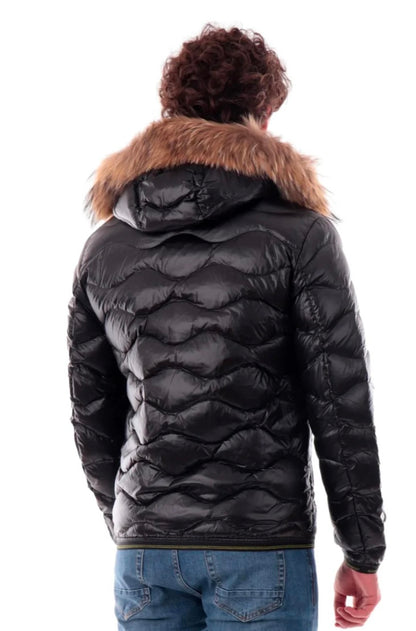 Piumino Wavefur nero uomo