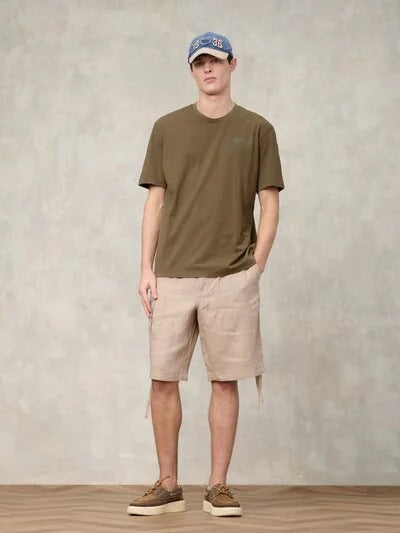 T-Shirt logo in tono Eutaw Blauer