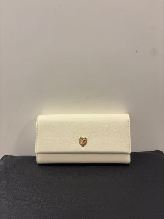 Portafoglio in ecopelle con logo scudo fenny Blauer