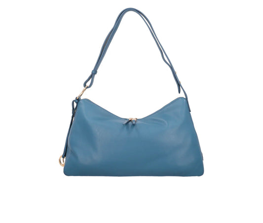 Borsa a spalla in pelle Susan colore blu Tosca Blu