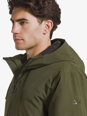 Giacca in softshell con cappuccio Sun68