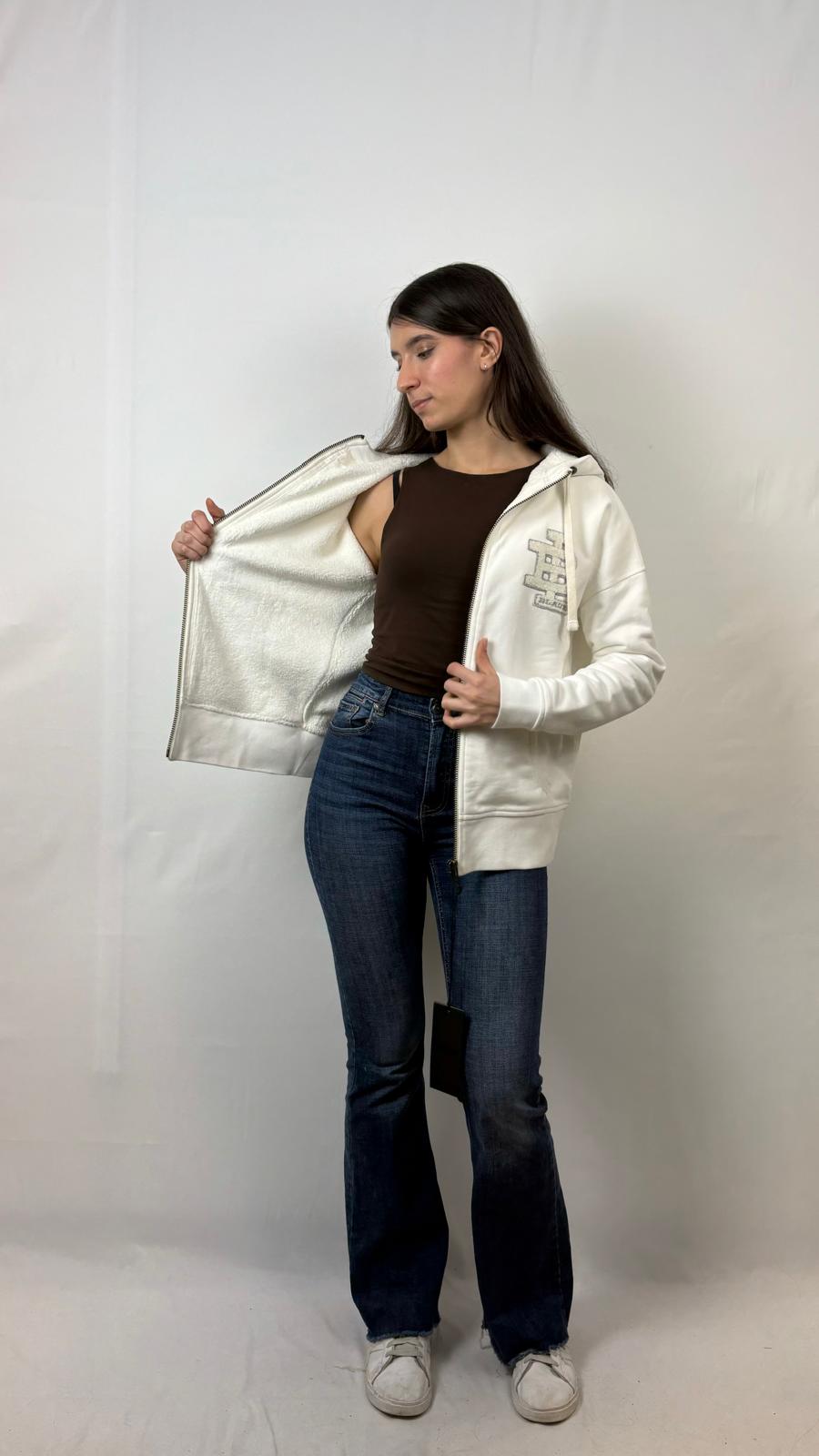 Felpa aperta con cappuccio Blauer