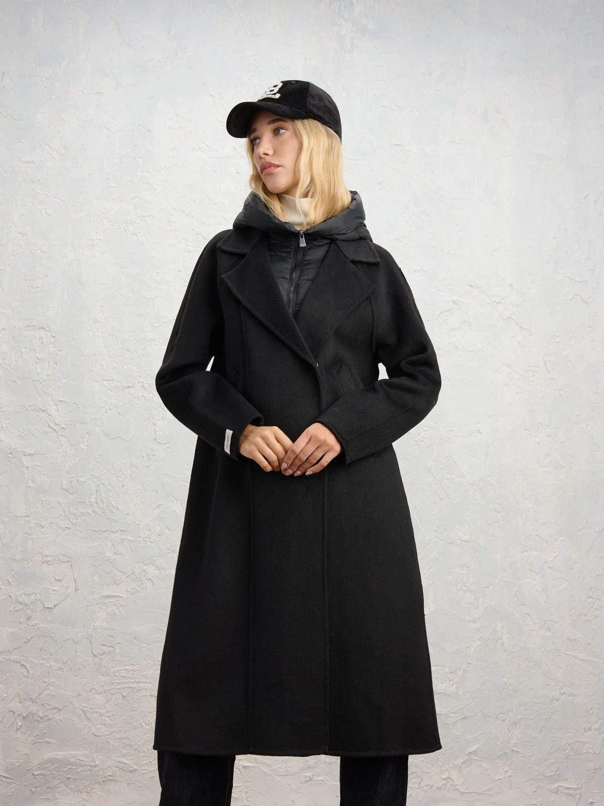 Cappotto con cappuccio trapuntato Rowe