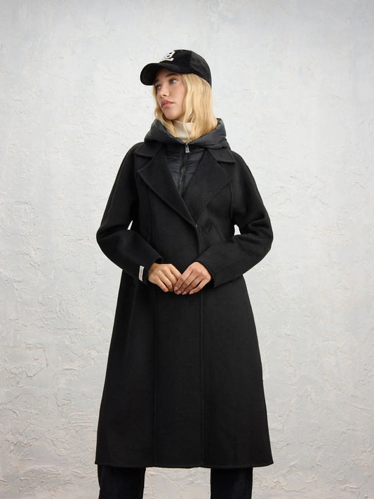 Cappotto con cappuccio trapuntato Rowe