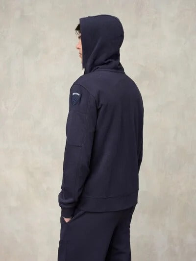 Felpa con tasca con zip Cardinton Blauer