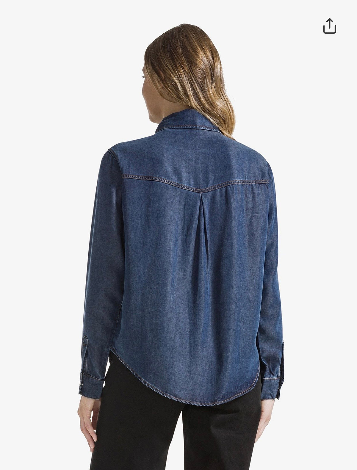 Camicia in denim con foulard Sun68