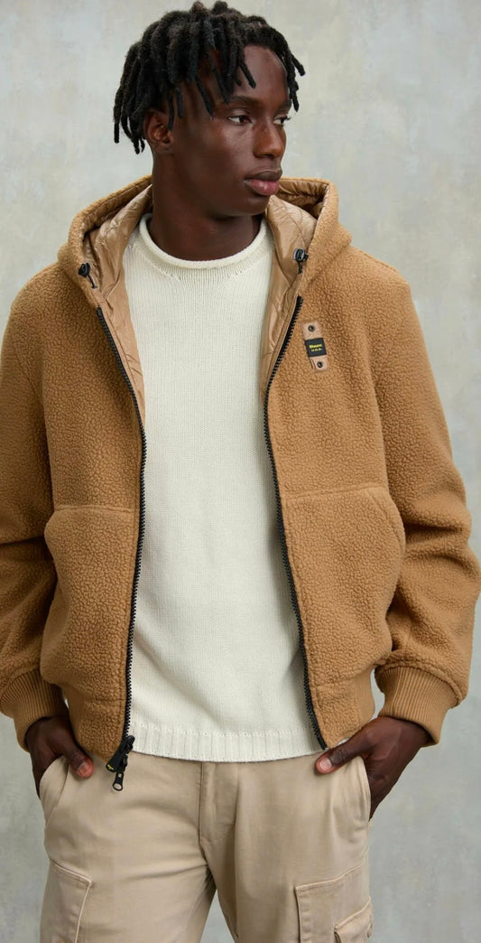 Giacca in pile e nylon Chiswick