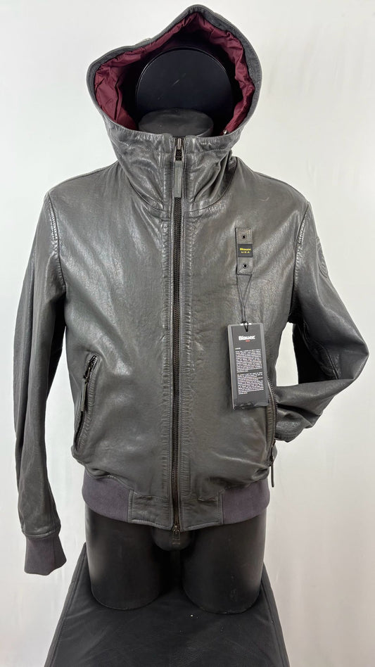 Giubbotto in pelle Alder Blauer