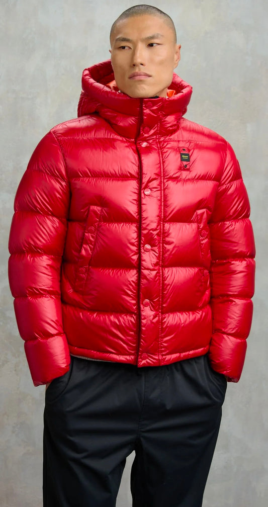 Giacca in piumino a righe Clipper