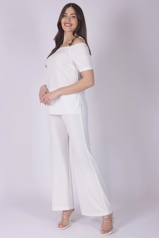 Pantalone palazzo in jersey Mara Carol