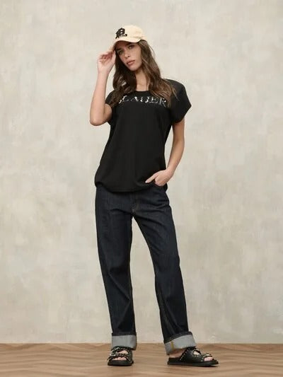 T-Shirt perline Mohawk Blauer