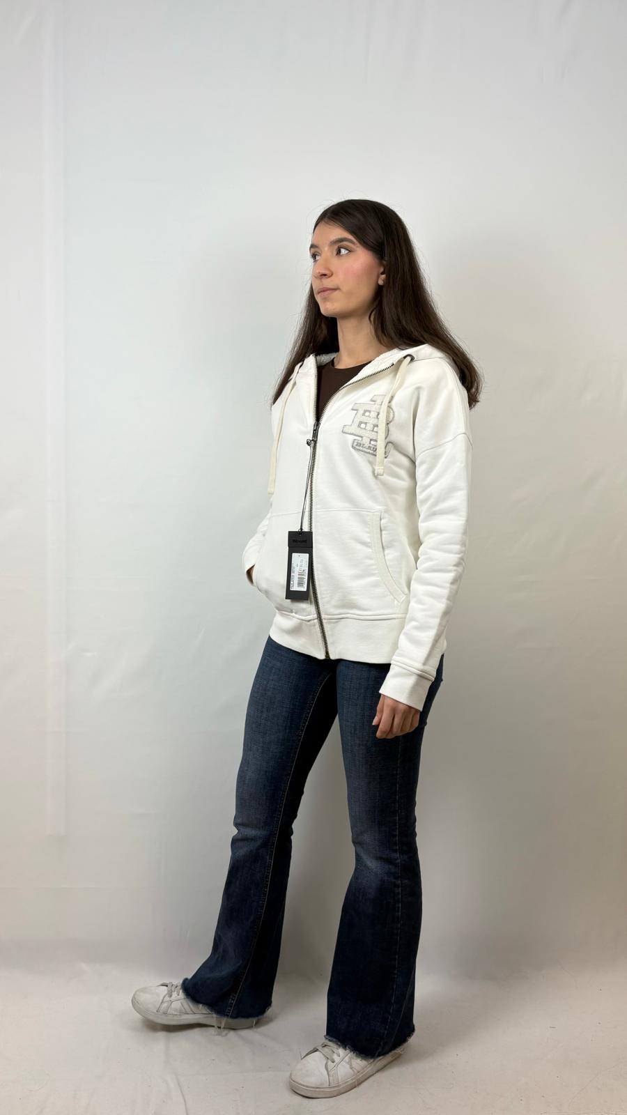 Felpa aperta con cappuccio Blauer