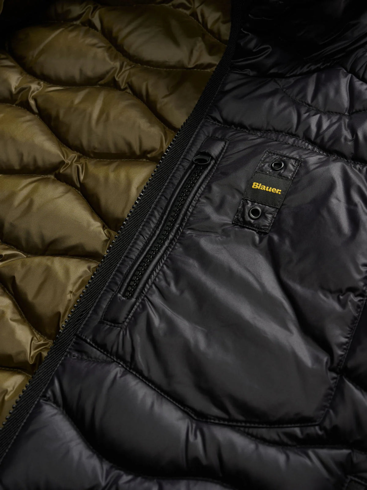 piumino ad onde Brinton Junior Blauer
