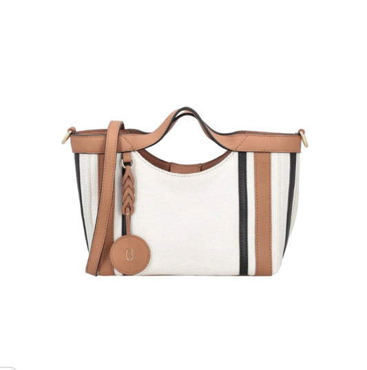 TOSCABLU
Borsa a mano mini in canvas Portofino colore biscotto