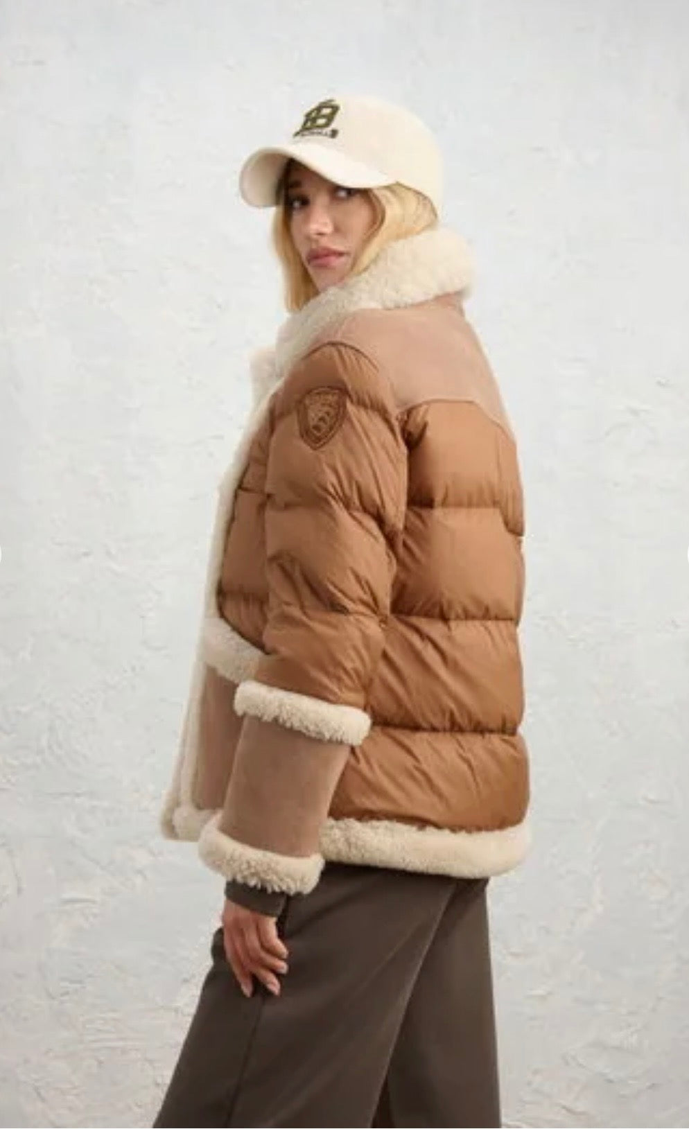 GIACCA MONTONE È NYLON FOSTER