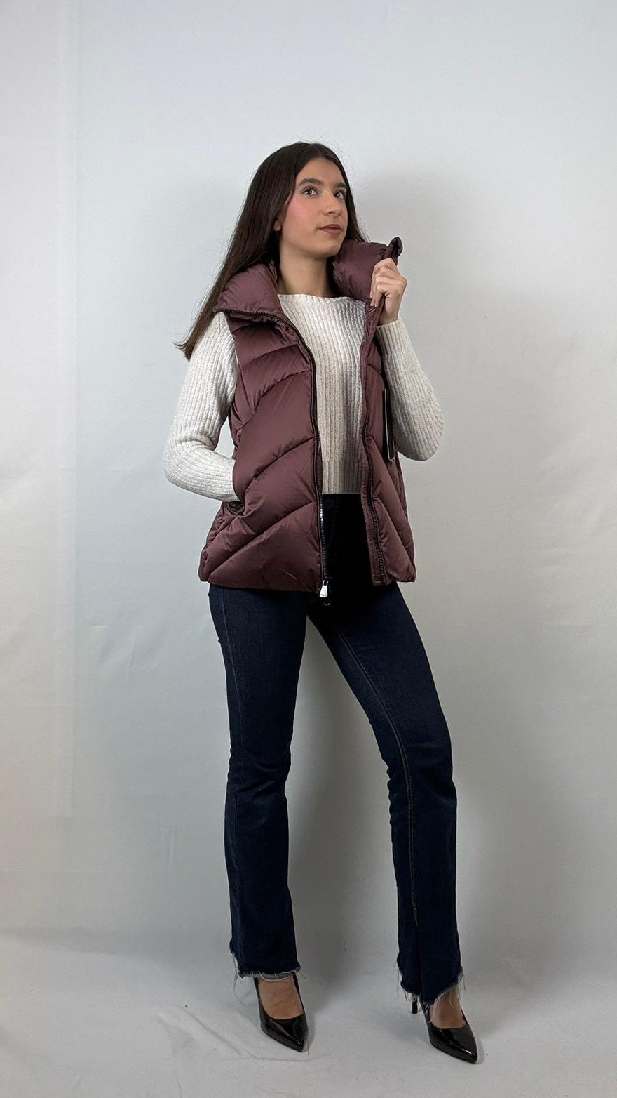 Smanicato collo alto Martha Blauer