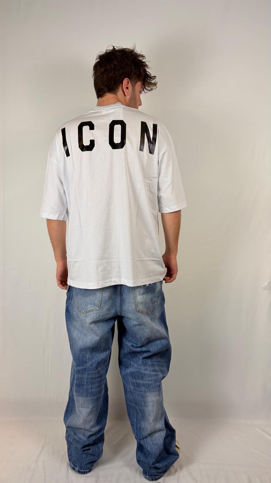 T-shirt mezzo collo Icon