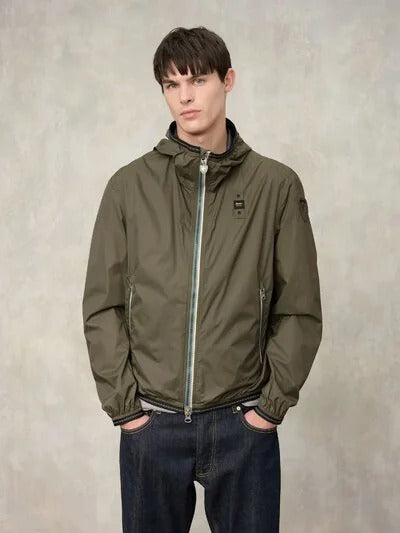 Giacca a vento nastrata Dodge Blauer