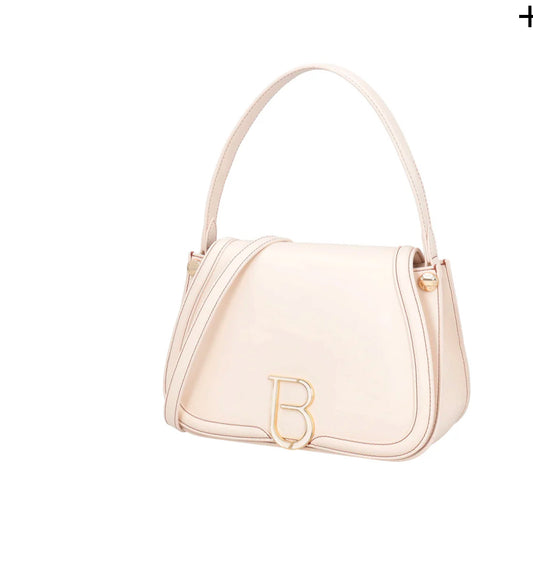 TOSCABLU
Borsa a spalla Margaret con logo colore avorio