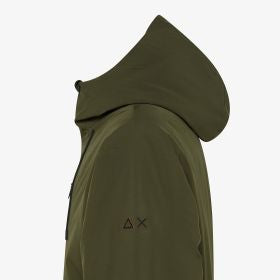 Giacca in softshell con cappuccio Sun68
