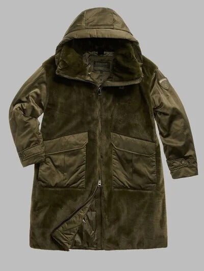 Giubbetto lungo in pelliccia eco Peaver Blauer