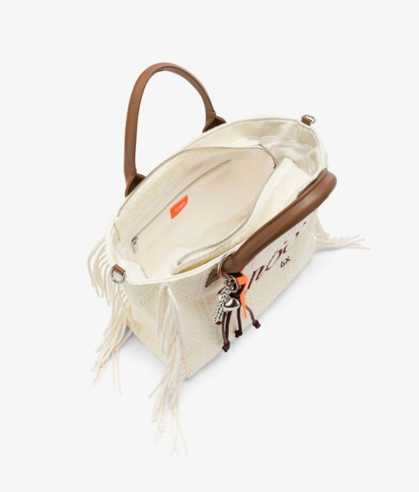 Cali bag media in maglia con frange Sun68