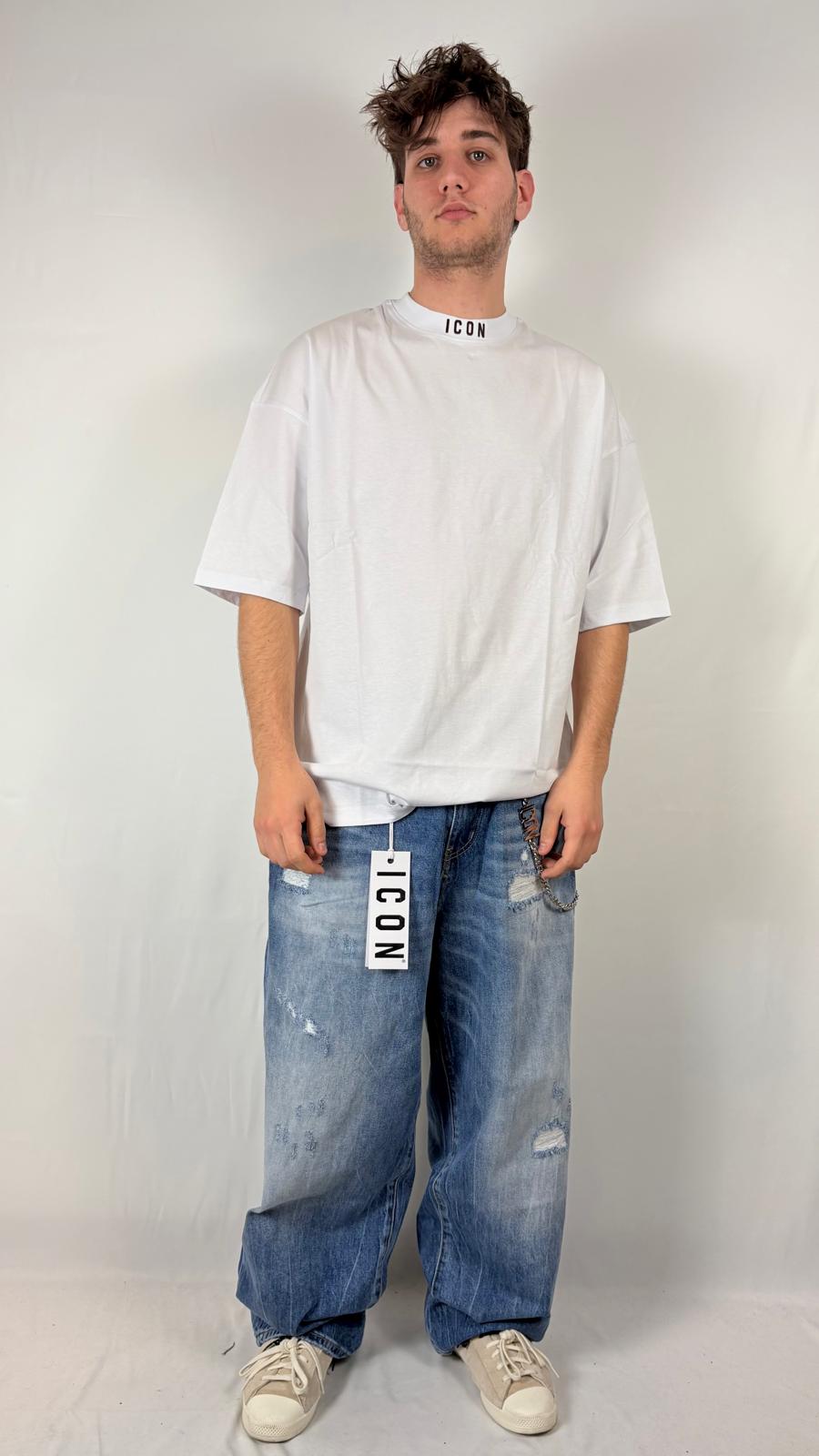 T-shirt mezzo collo Icon