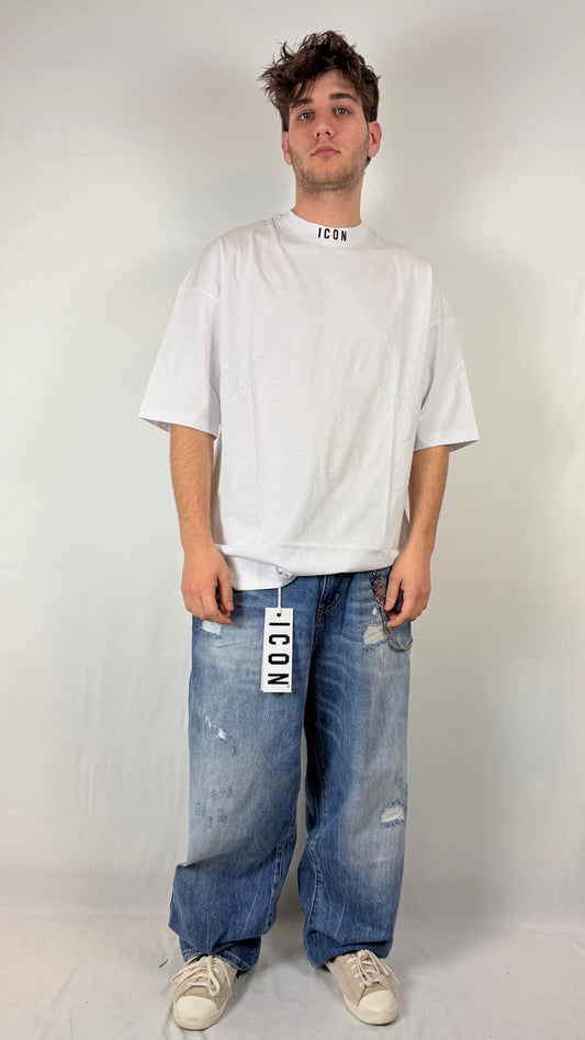 T-shirt mezzo collo Icon