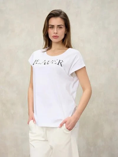 T-Shirt perline Mohawk Blauer