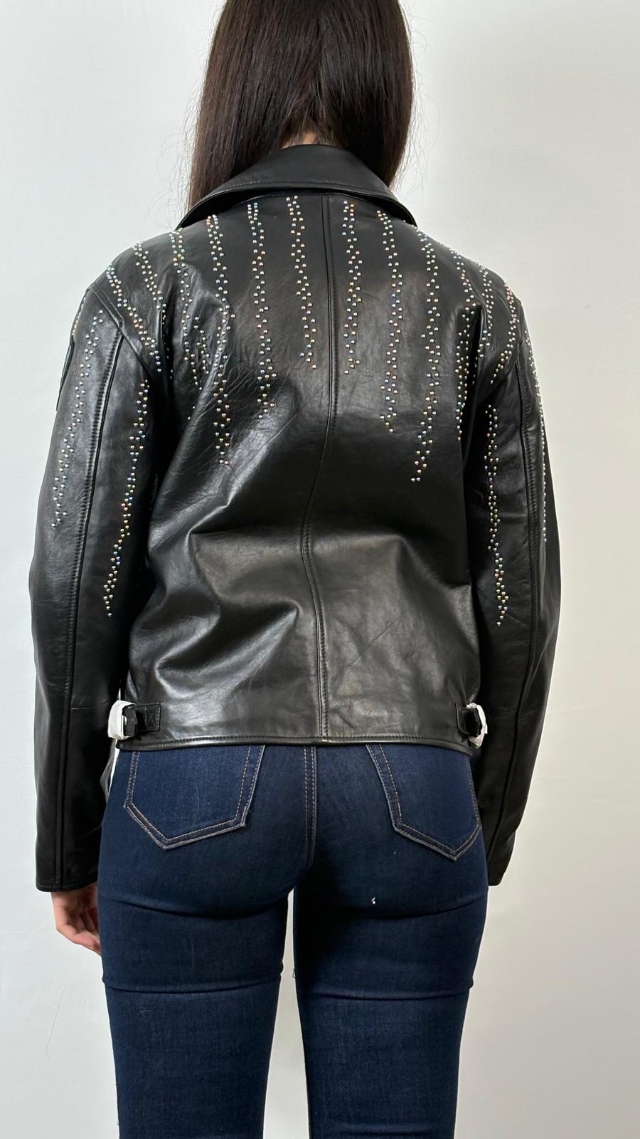 Chiodo in vera pelle Blauer