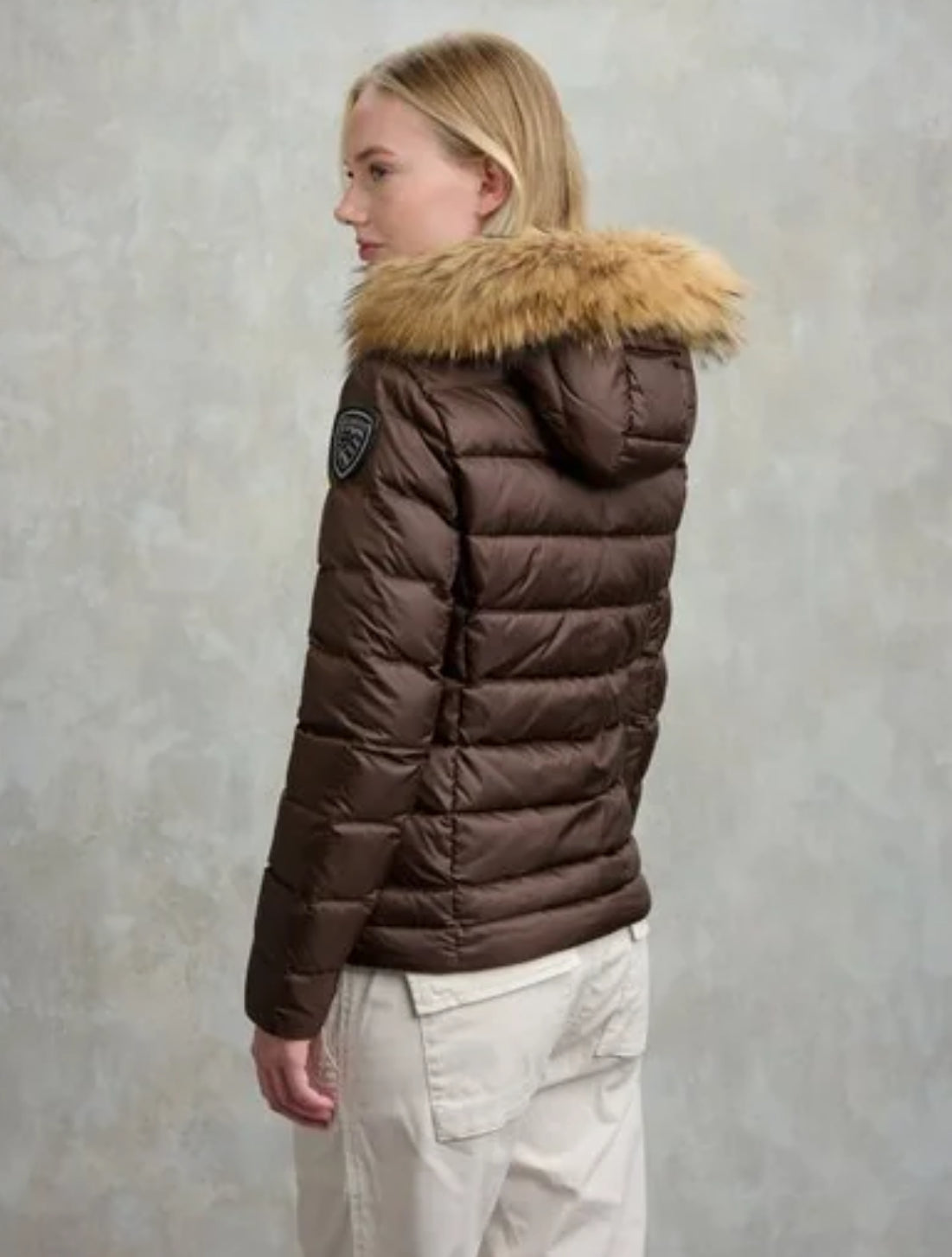 Piumino a righe Arcadia