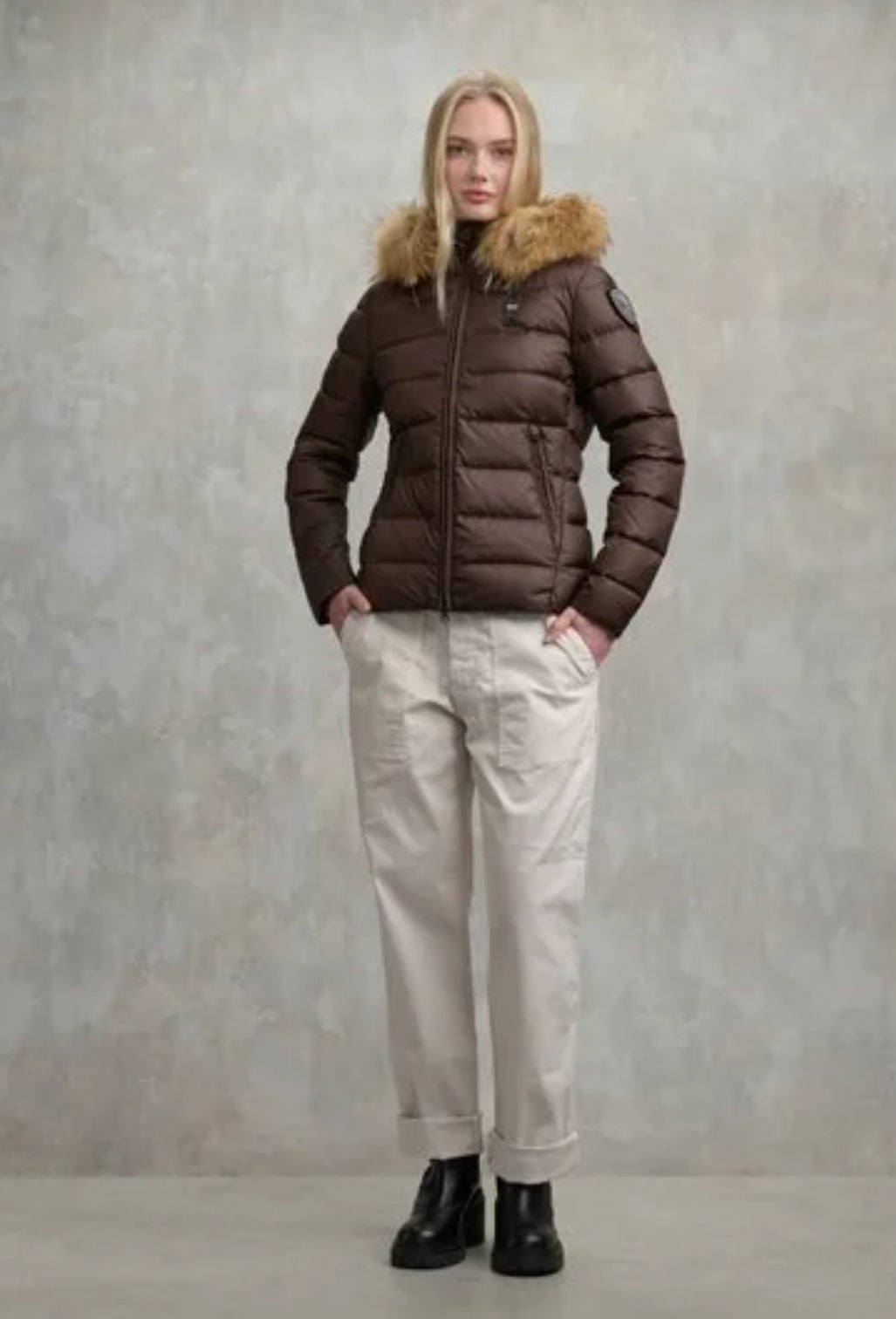 Piumino a righe Arcadia