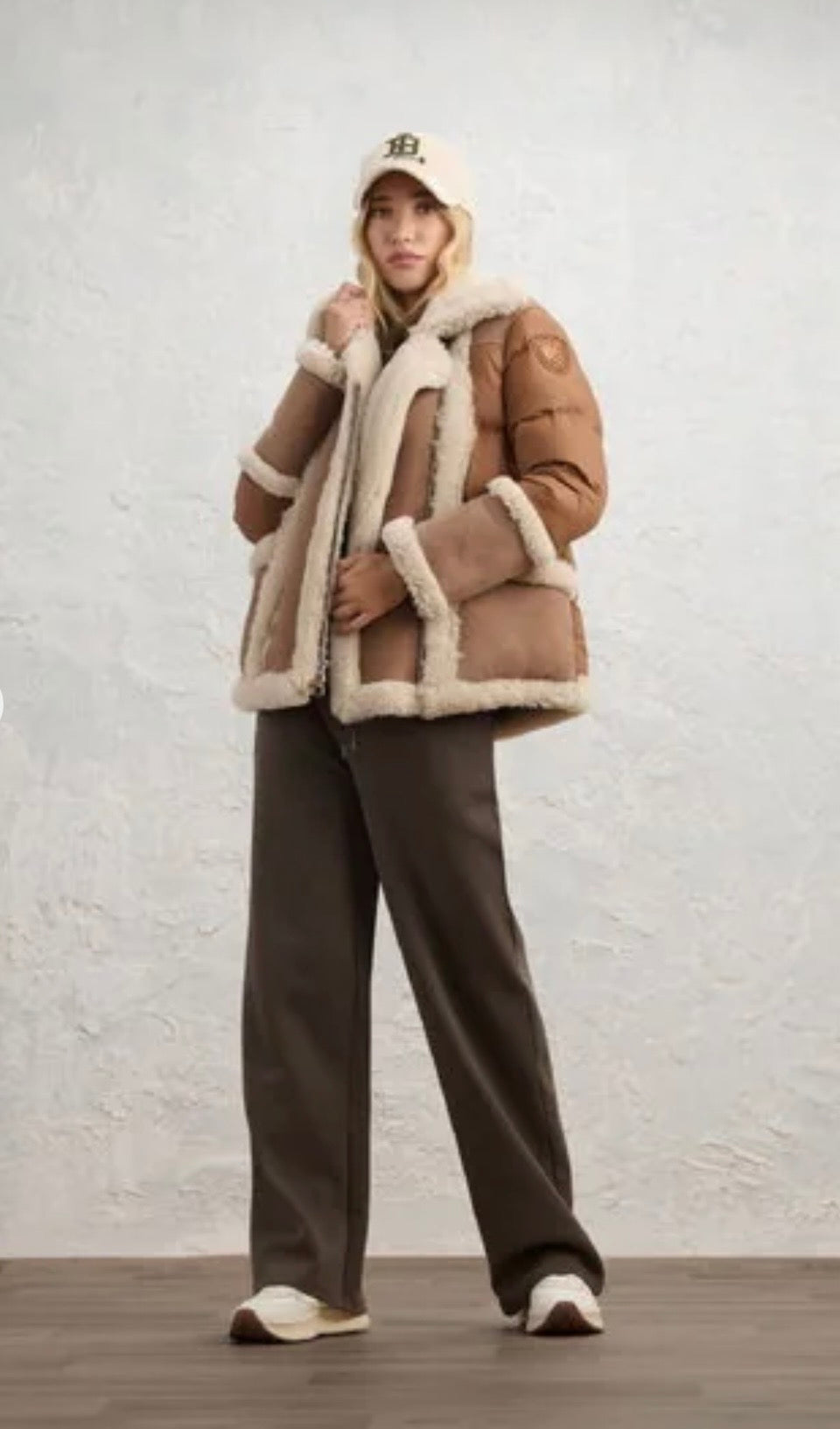 GIACCA MONTONE È NYLON FOSTER
