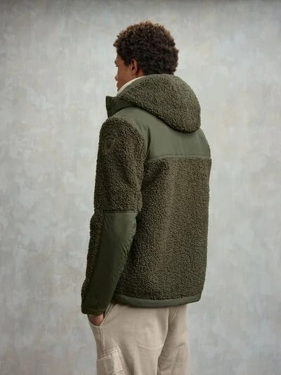 Giubbetto con cappuccio in pelliccia eco Wilcock Blauer