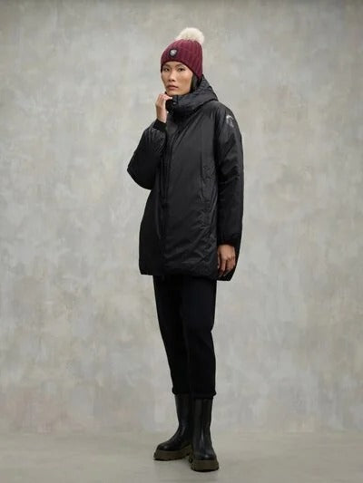 Giubbetto lungo impacchettabile Symphonya Blauer