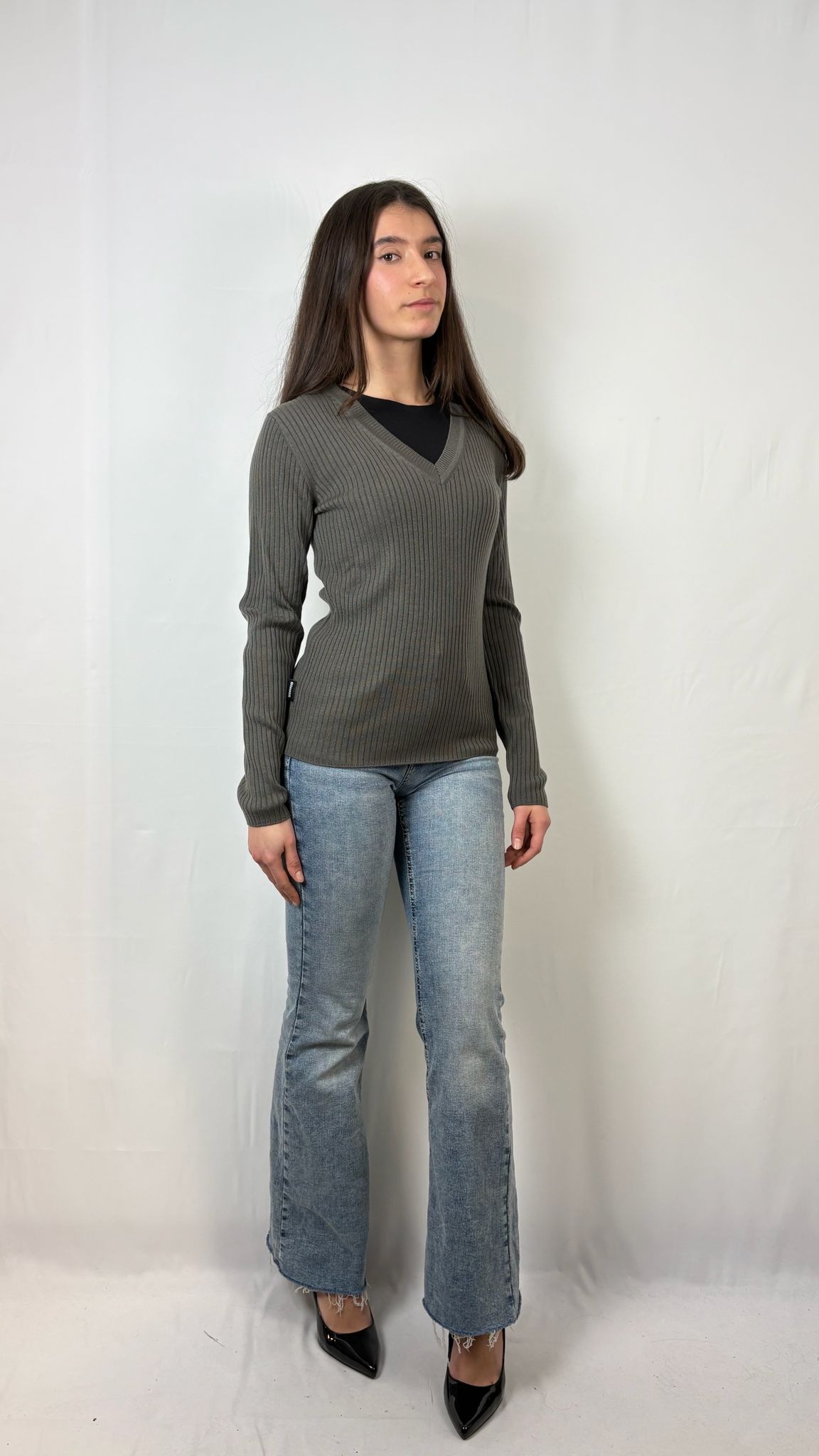 Maglia a costina Mahoney Blauer