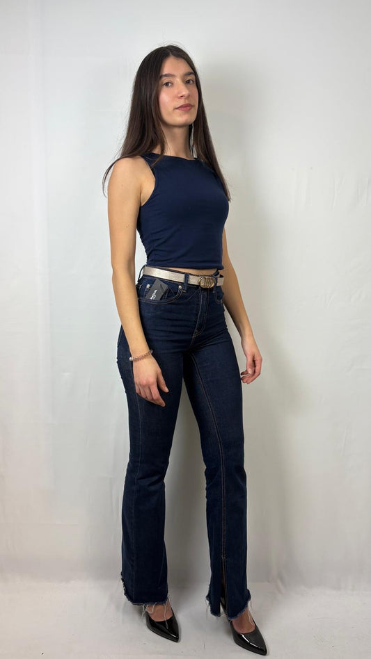 Cintura reversibile Tosca Blu