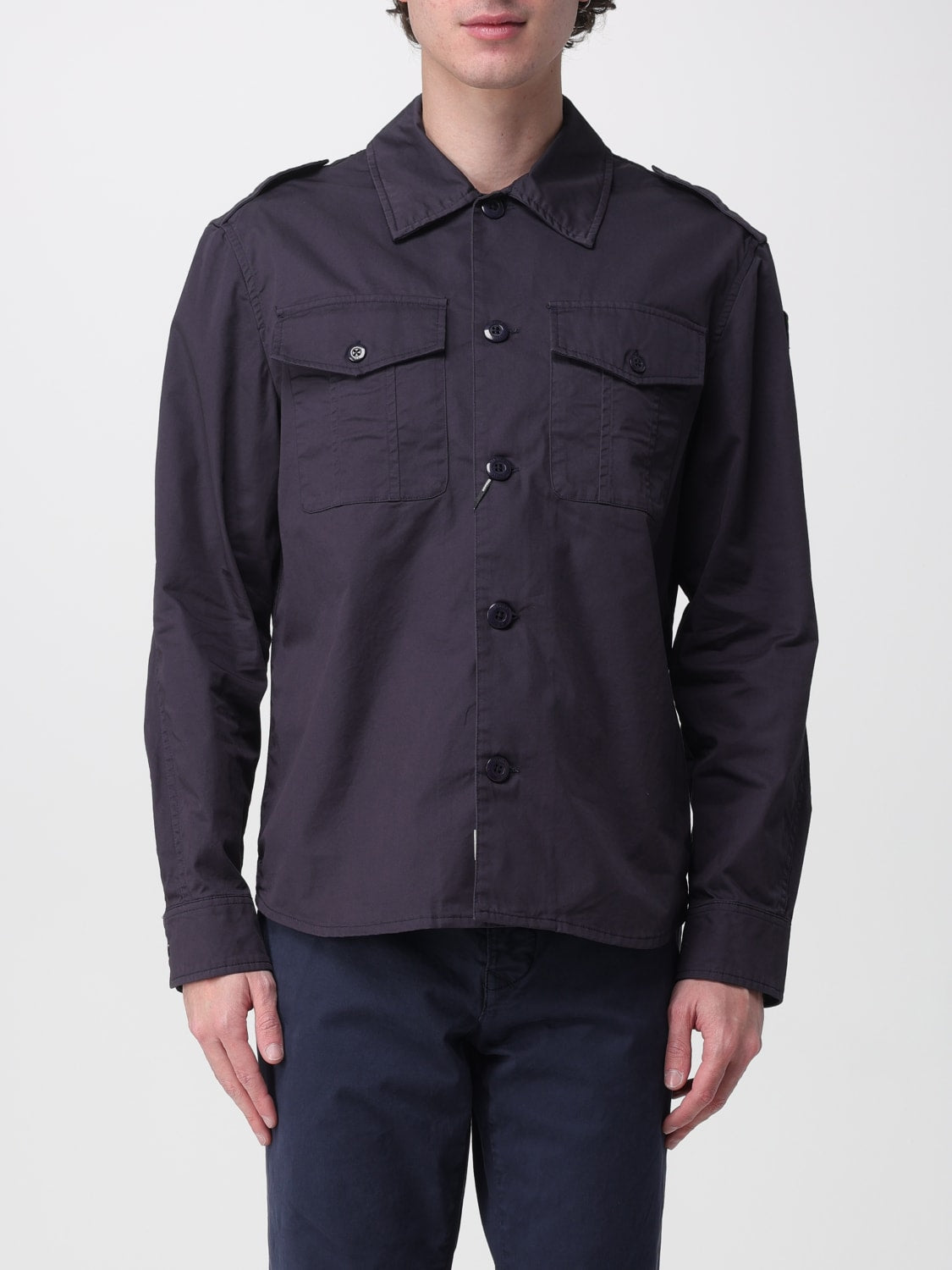 Camicia con controspalline Langley Blauer