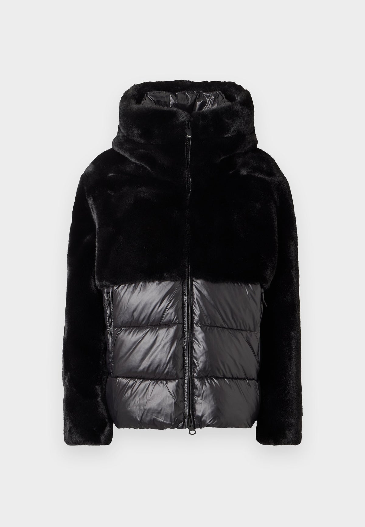 Giubbetto Nylon con pelliccia eco Fanevil