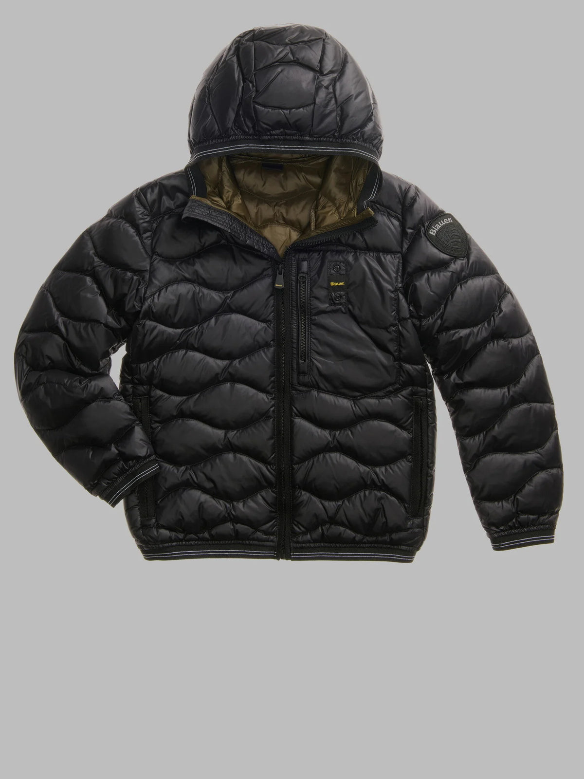 piumino ad onde Brinton Junior Blauer
